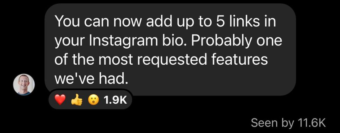 Your Instagram “Link in bio” Can Now Have Up to 5 Links